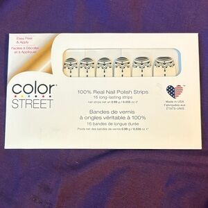 Color Street Black and White Nail Strips